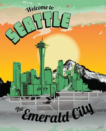 "The Emerald City" has been Seattle's official nickname since 1982.
